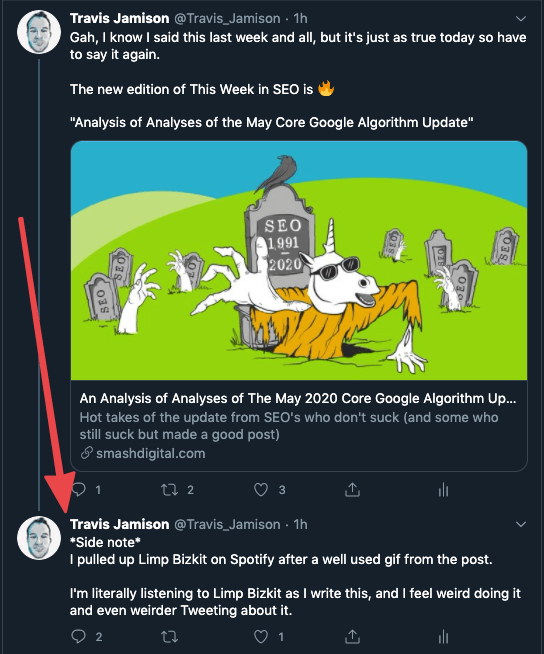 Travis Jamison is an embarrassment on Twitter